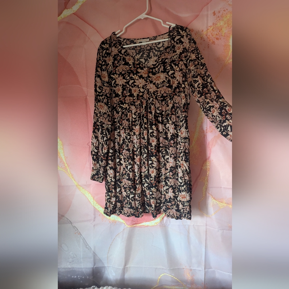 Floral Long Sleeve Dress